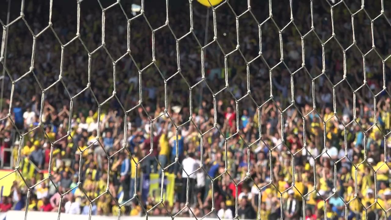 Aficionados en un estadio de fútbol